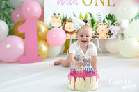 baby smashing birthday cake bunbury studio