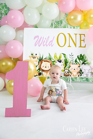 baby smashing birthday cake bunbury studio
