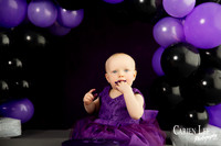 baby milestone photography bunbury cake smash session
