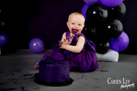 baby smashing birthday cake bunbury studio