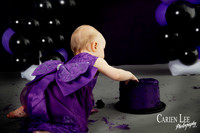baby smashing birthday cake bunbury studio