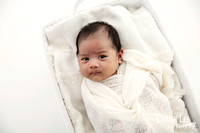 newborn portrait in a basket