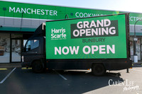 Harris Scarfe bedding and homewares display Bunbury store opening