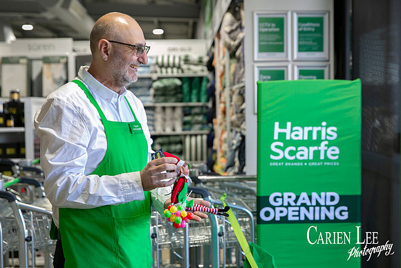 Harris Scarfe grand opening crowd Bunbury WA