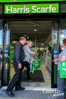 Customers entering Harris Scarfe Bunbury on opening day