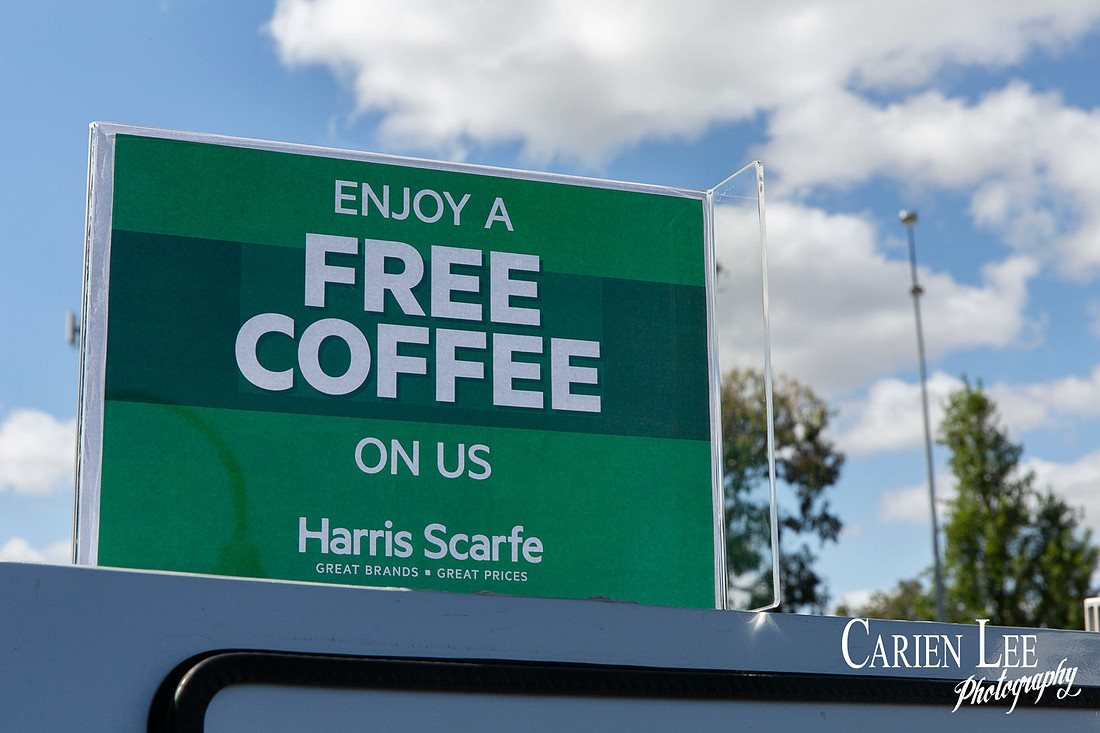 Harris Scarfe grand opening crowd Bunbury WA