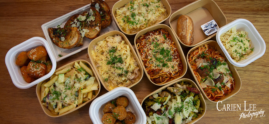 Styled food photography showcasing menu items for Uber Eats listings in Bunbury