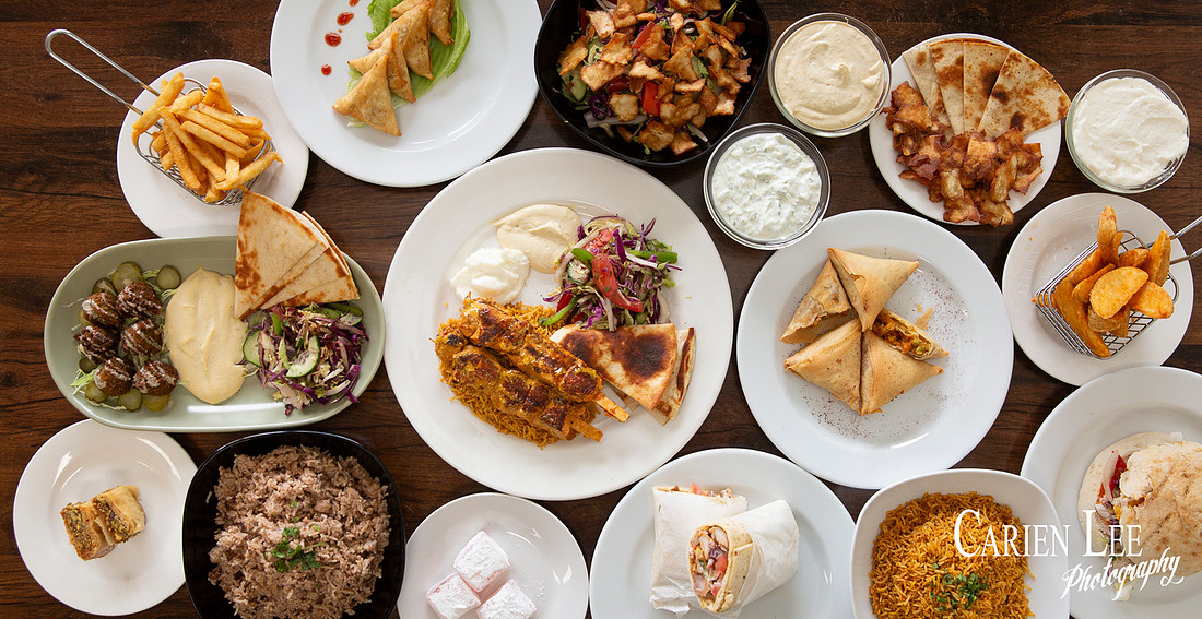 Styled food photography showcasing menu items for Uber Eats listings in Bunbury