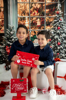 Christmas mini photography session with Santa in Bunbury Western Australia
