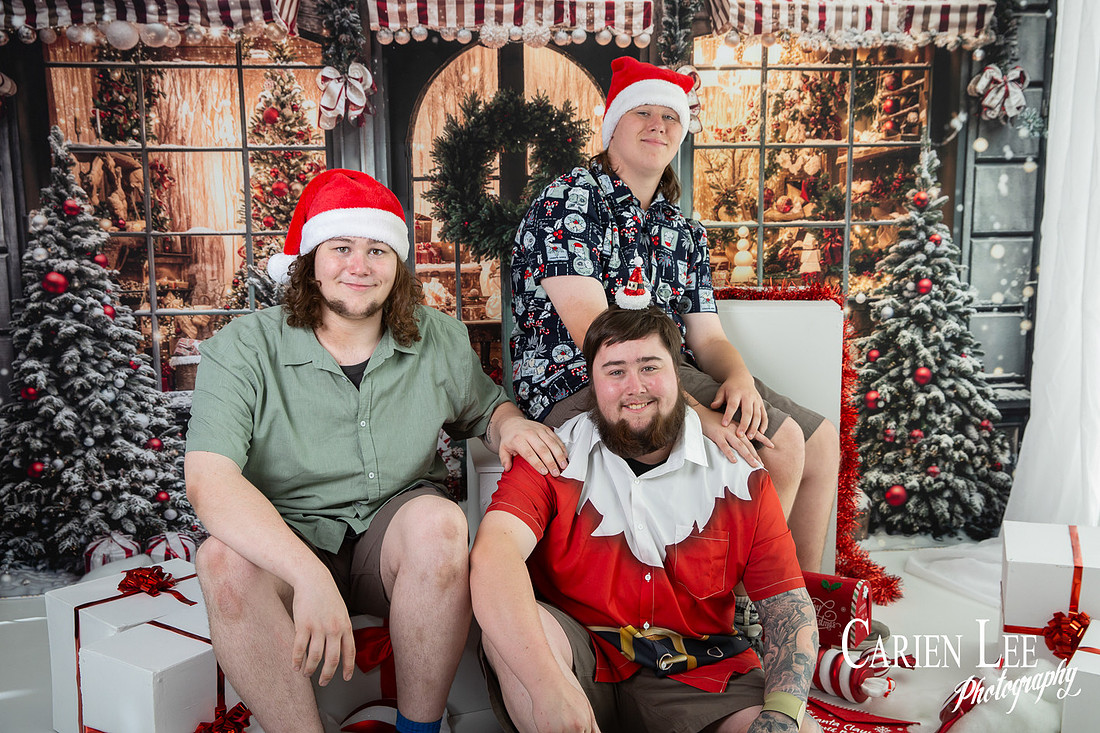 Christmas mini photography session with Santa in Bunbury Western Australia