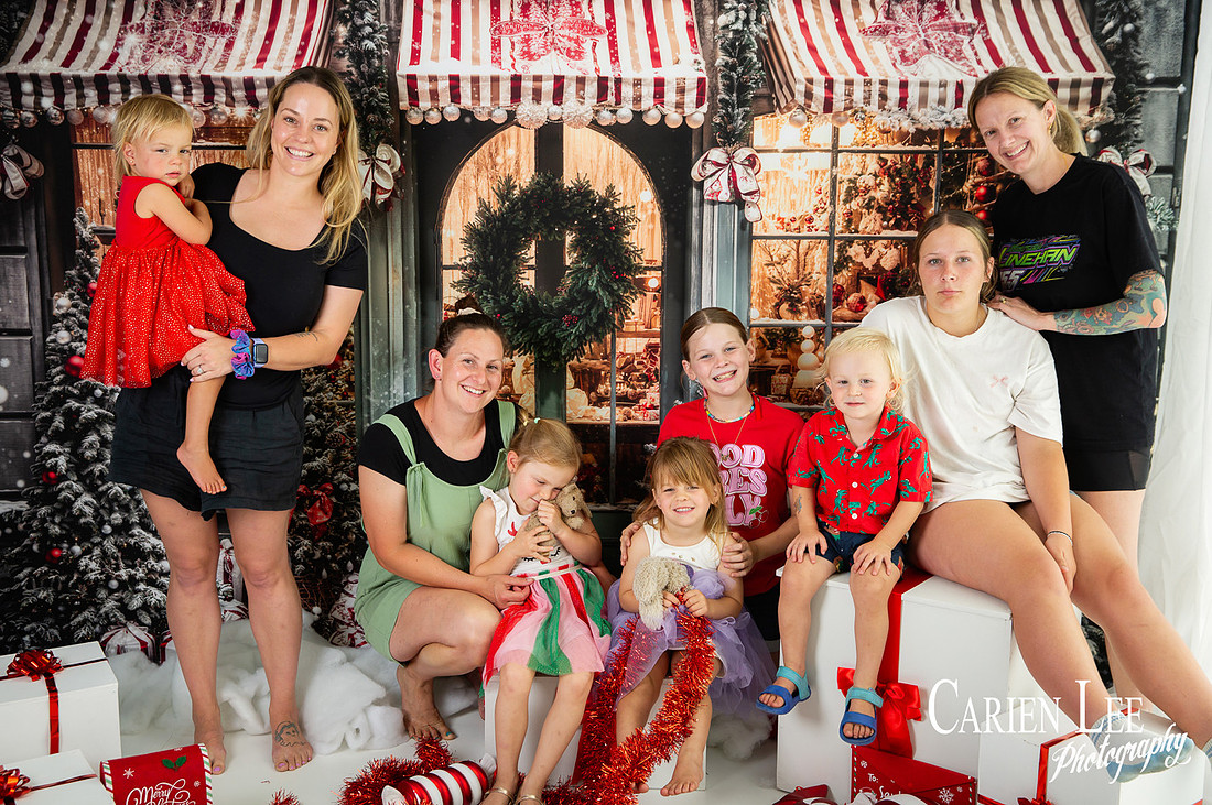 Christmas mini photography session with Santa in Bunbury Western Australia