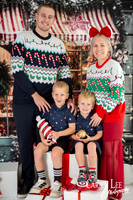 Kids meeting Santa during Bunbury Christmas mini photo session