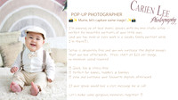 Collie Pop up photographer