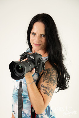 Close-up branding photo of local business owner for website use