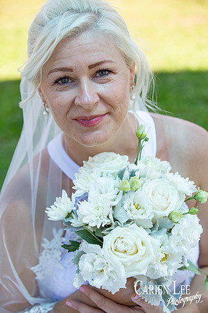 Bride walking down the aisle during a Bunbury wedding ceremony, photographed by Carien Lee