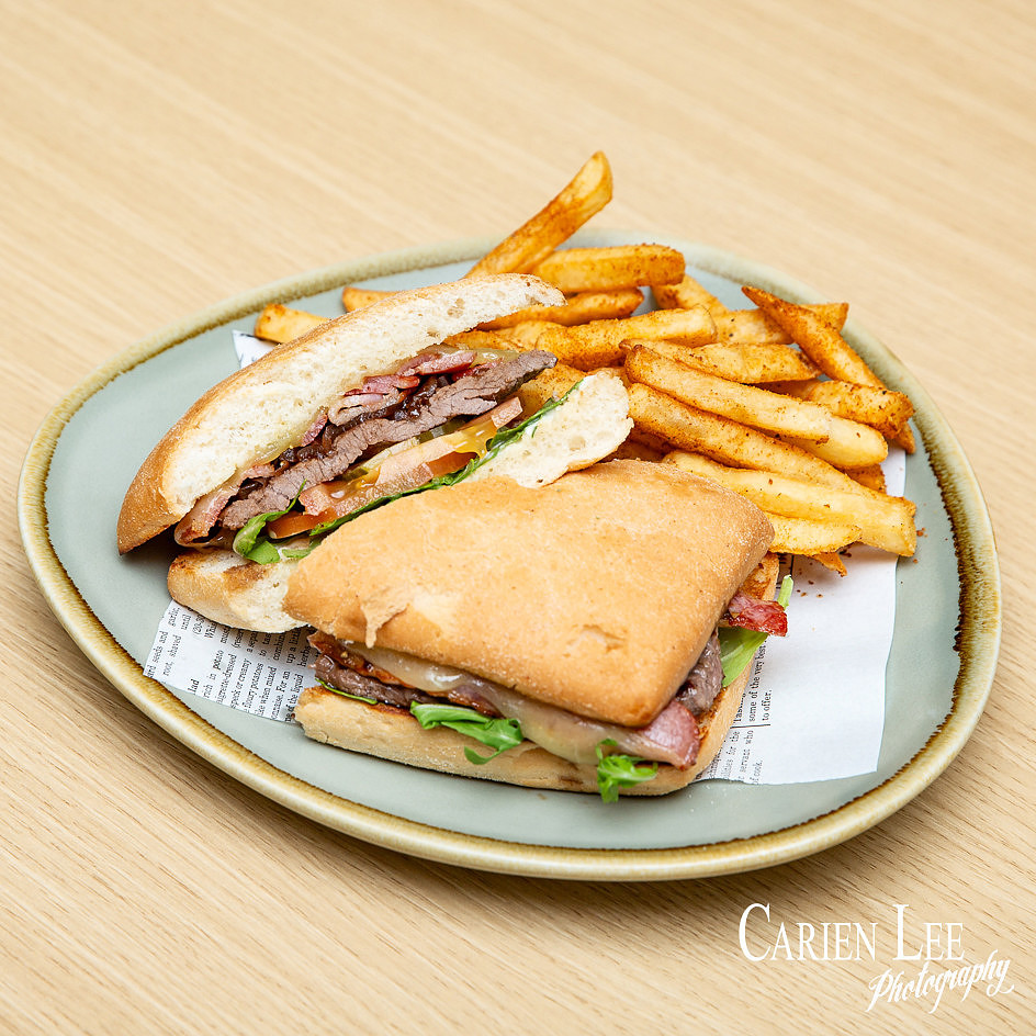 Food and drink photography at The Tav Sports Bar Busselton highlighting menu items and beverages.tograph