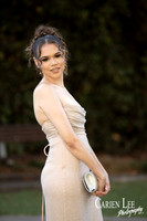 Elegant ball gown portrait photographed before school formal event in Bunbury WAy