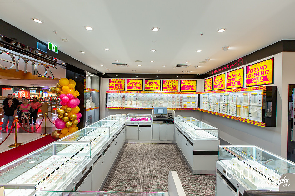 Jewellery showcase at Zamels Bunbury opening