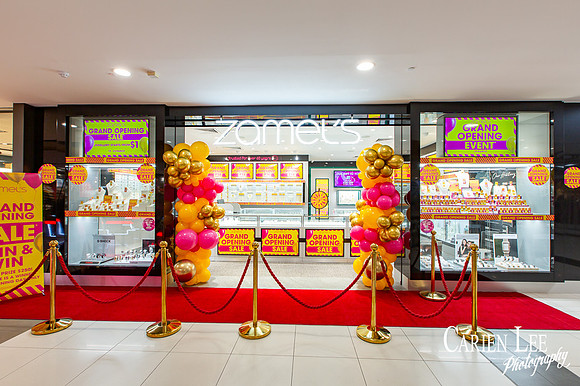 Jewellery showcase at Zamels Bunbury opening