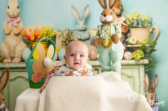 special easter setup in bunbury photography studio