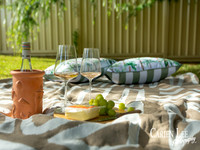 photo of picnic in the backyard of short term rental in Mandurah home
