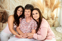 3 loving generations of woman in Bunbury studio