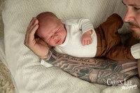 father and baby during a mothers day session in bunbury