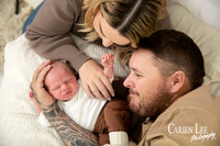New parents and baby during a mothers day session in bunbury