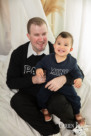 Father and son photo during family session in Bunbury
