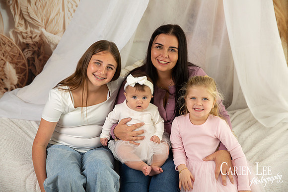Mother and daughters during a mothers day mini session in Bunbury