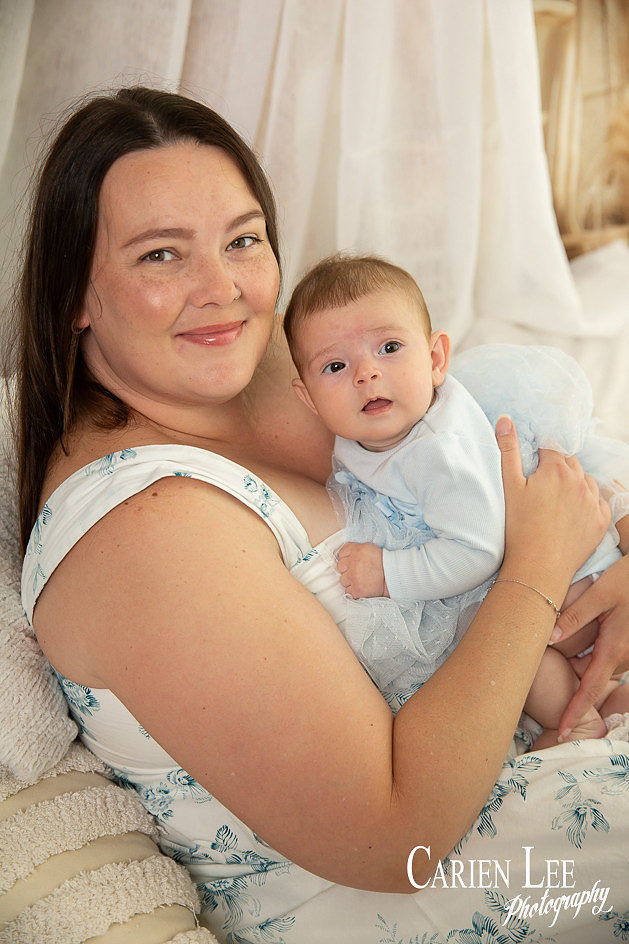 glowing mother and daughter during mothers day session in Bunbury
