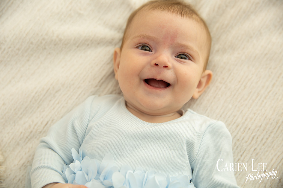 smiling baby girl during a mothers day shoot in Bunbury