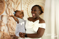 Very happy little girl in Bunbury studio