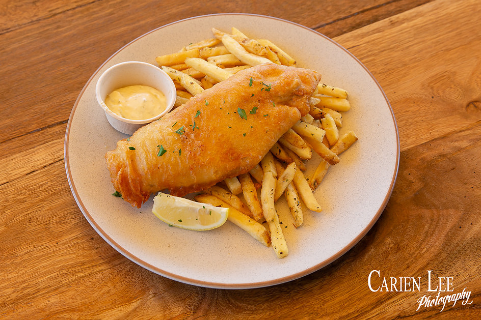 Exchange hotel uber eats menu fish n chips