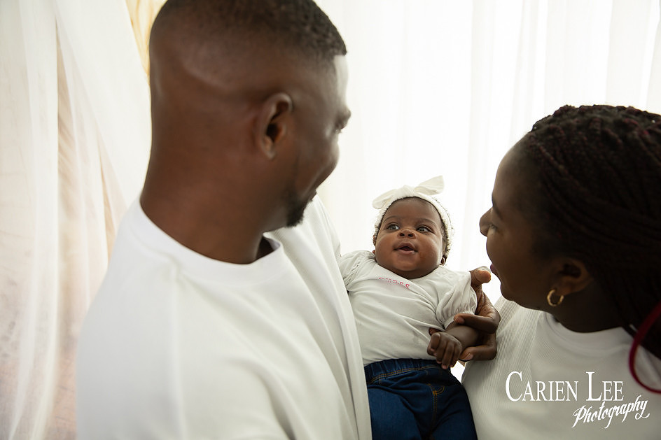 New young family during a photo session in Bunbury