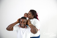 relaxed family photo session in Bunbury studio