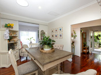 Photo of the flow of the house dining room and entrance of 1A Steere Crescent Bunbury