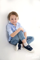 Photo of young boy in a portrait studio in Bunbury