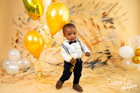 1year old Dalyellup boy during a cake smash milestone session