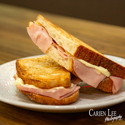 Unleash Cafe Ham ad Cheese Toastie