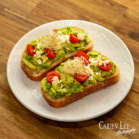 Avo Toast at Margaret River Poke House