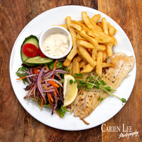 Food Photography In Collie for The Victoria Hotel Grilled Fish