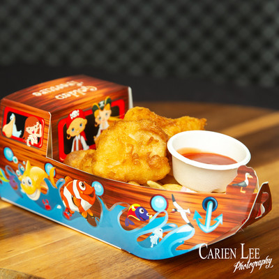 Food Photography In Collie for The Victoria Hotel Kids Fish N Chips