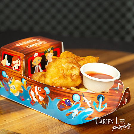 Food Photography In Collie for The Victoria Hotel Kids Fish N Chips