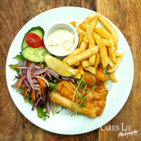 Food Photography In Collie for The Victoria Hotel Battered Fish