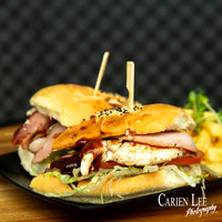 Food Photography In Collie for The Victoria Hotel Bacon and Chicken BLT