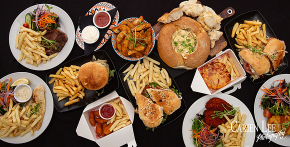 Food Photography In Collie for The Victoria Hotel Main menu items