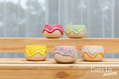 Professional product photography of handcrafted ceramic pottery for a Donnybrook business.