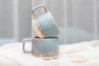 Handmade pottery bowl photographed for Donnybrook commercial product photography.