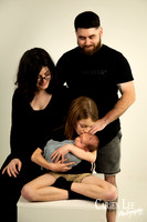 Bunbury newborn photographer capturing sleeping baby portrait